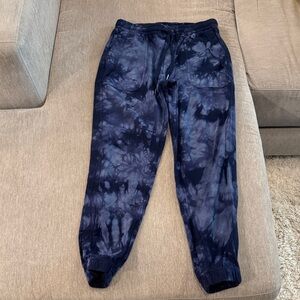 Athleta Cloud Wash Jogger Pants Blue